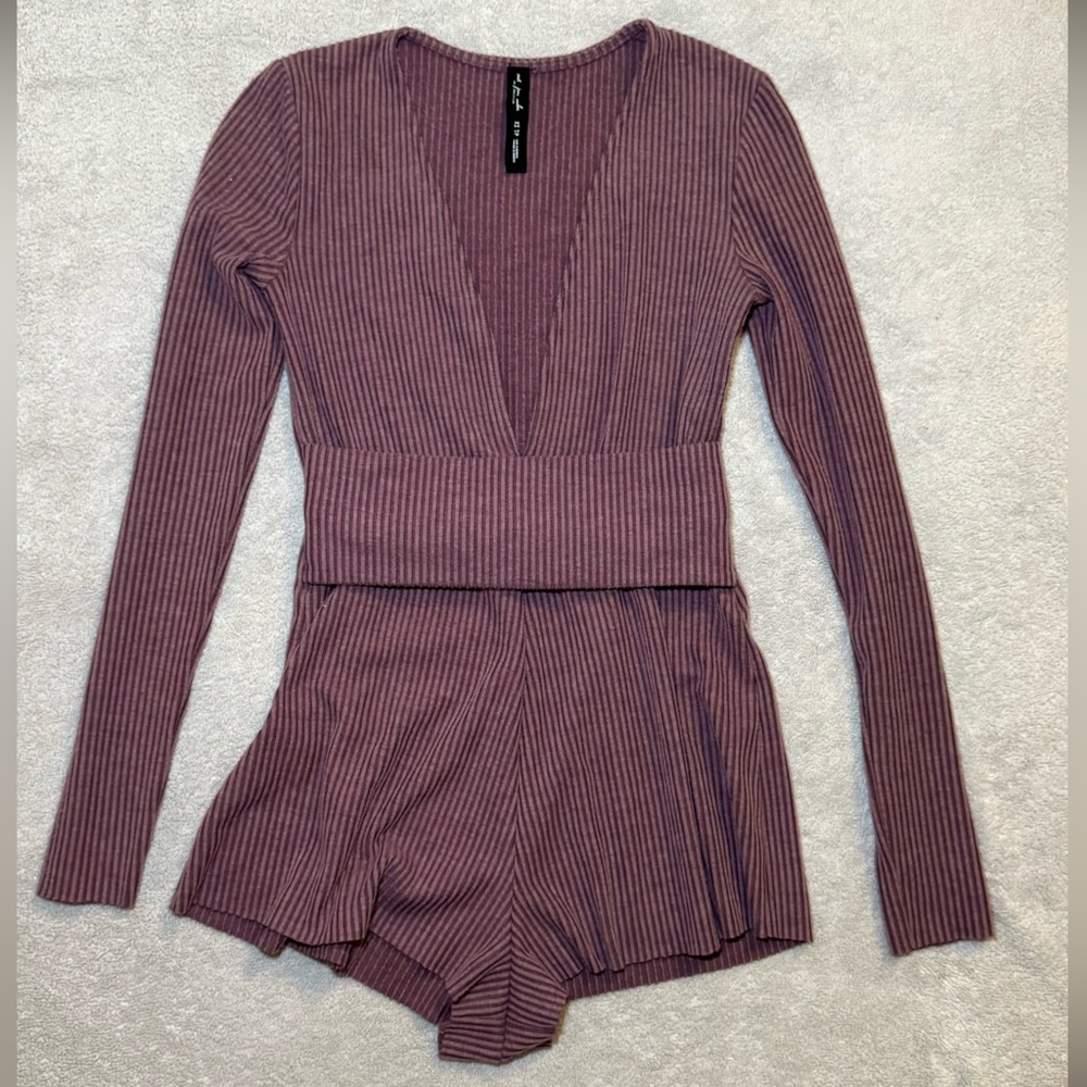 Urban Outfitters ‘Out From Under’ - Ribbed Stretch Jumpsuit Romper - Picture 4 of 8